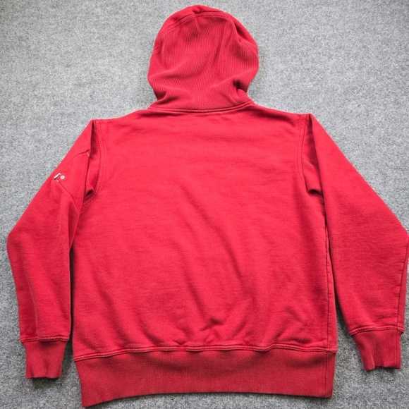 Vintage Nike Team Oklahoma Sooners OU Hoodie Embroidered Heavy Stash Pocket M - Picture 6 of 10